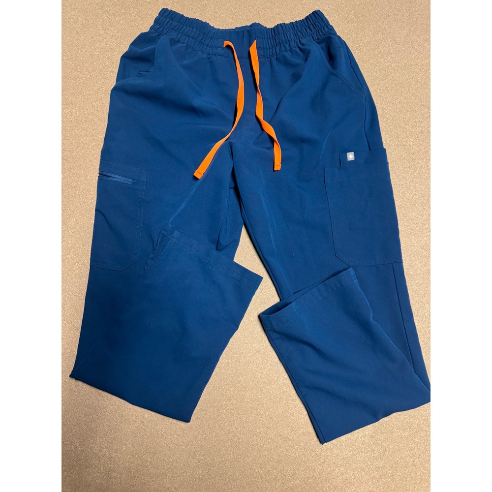 Figs Women's Deep Reef technical pants  with Orange Drawstring - Picture 4 of 8